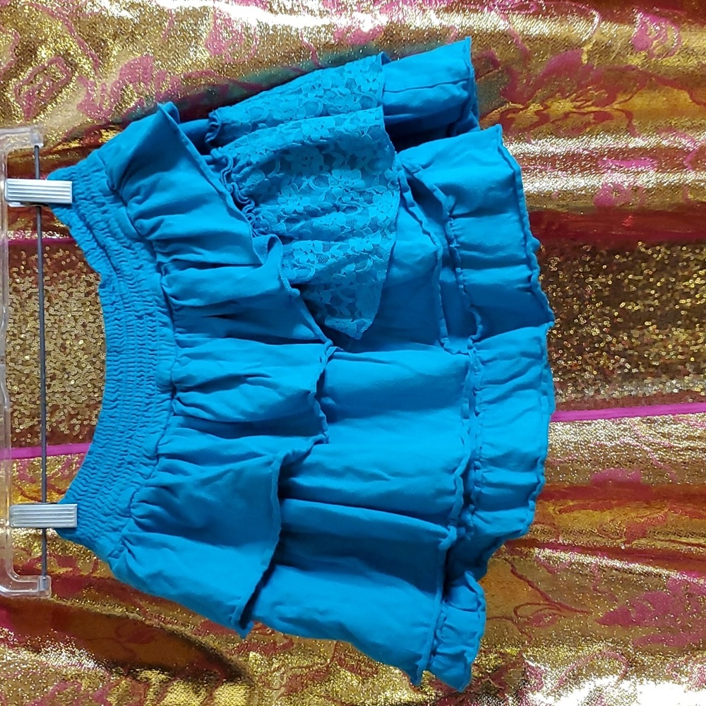 100% cotton mini skirt